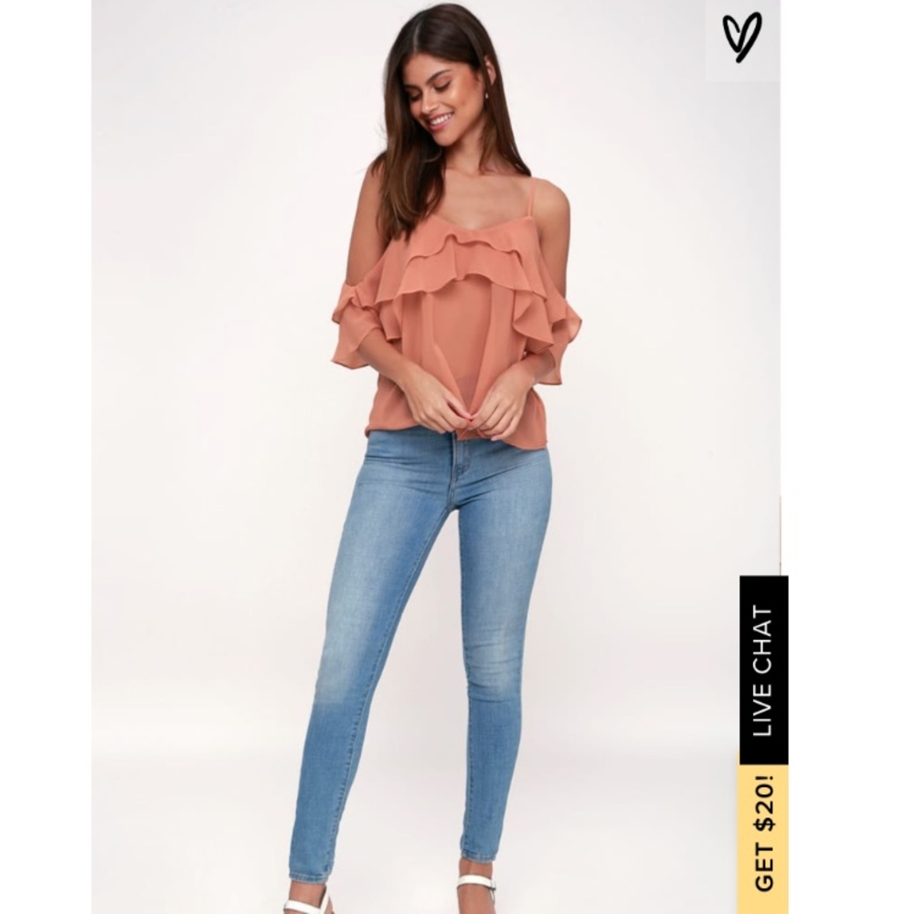 Pink Off Shoulder Top